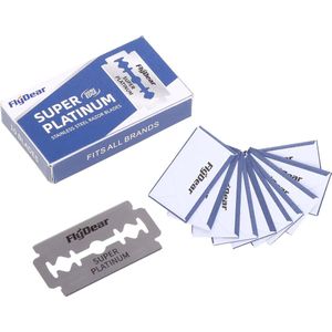 FlyDear Veiligheidsscheermesjes RVS - Super Scherp, Herbruikbaar, Duurzaam - 20 Stuks voor Perfecte Scheerbeurt | ( FD138 )