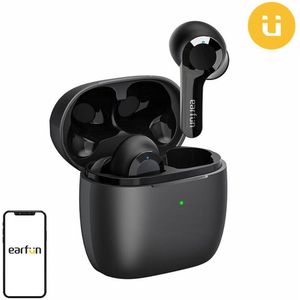 EarFun Air Draadloze 5.0 Oordopjes - In-Ear - IPX7 Waterproof - Draadloos Opladen - Touch Control - Zwart