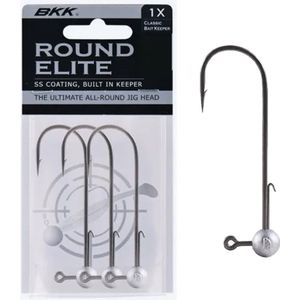 BKK Round Elite-Classic Jigköpfe #2/0 5g Bait Keeper 3 Stück