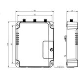 Milesight UR32 Industrial LTE Router - POE - WiFi
