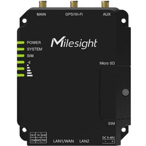 Milesight UR32 Industrial LTE Router - POE - WiFi
