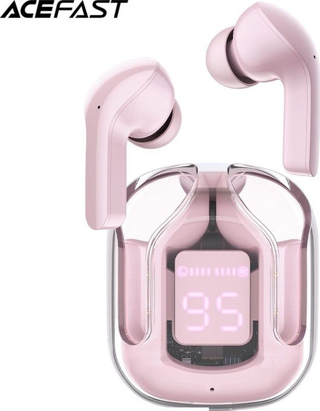 Acefast - T6 - Koptelefoon - Roze - Draadloos - Bluetooth 5.0