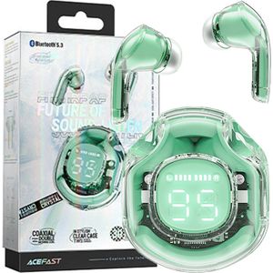 Acefast T8 Draadloze Oortelefoon met Bluetooth 5.3 en IPX4 Waterbestendigheid (Groen)