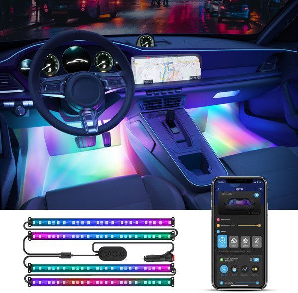 Govee - Smart RGBIC LED-strips - Interieurverlichting - RGB - 16 miljoen Kleuren