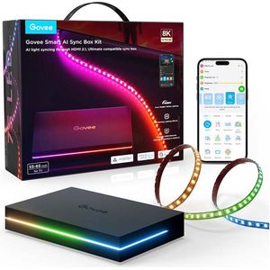 Govee - AI Gaming & TV Sync Box - Verlichting Synchronisatie - Voor Schermen van 55-65 Inch