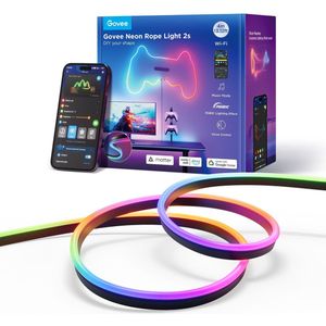 Govee - Neon Rope Light - LED Strip - Zwart - 4 Meter