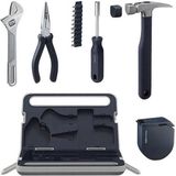 Hoto Household Tool Kit - 7 delige gereedschapskist - Grijs