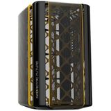 Geometric Future M2 The ARK Mesh Zwart, open frame met hoge luchtstroom, mATX/Mini ITX gaming-pc-behuizing, type C-hub
