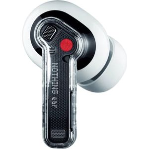 Nothing Ear kopfhörer kabellos Bluetooth mit ChatGPT-Integration, Hi-Res-Audio, Aktive Geräuschunterdrückung, Fortgeschrittener Equalizer, und bis zu 40,5 Stunden Wiedergabezeit - Weiß