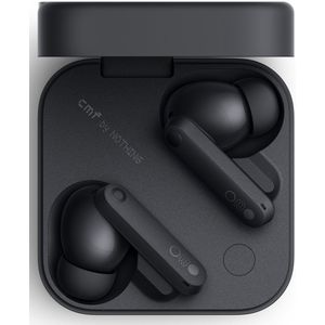 CMF by Nothing Buds Pro 2 draadloze hoofdtelefoon met hifi-geluid, 50 dB, actieve hybride ruisonderdrukking, 6 HD-microfoons en ruimtelijk audio-effect, donkergrijs