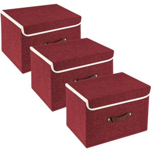 Opbergmand - Grijs - Stof - Handgemaakt