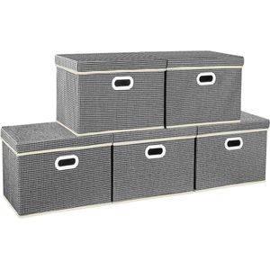 Opbergmand - Grijs - Stof - 30L