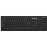 UNYKAch UK505445 toetsenbord Inclusief muis RF Draadloos QWERTY Spaans Zwart