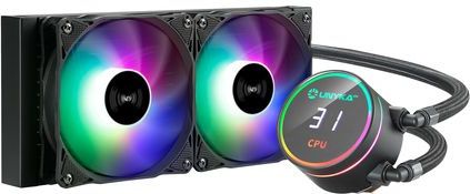 UNYKAch AquaStorm 240 Processor Alles-in-één vloeistofkoeler 12 cm Zwart 1 stuk(s)