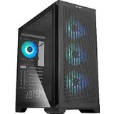 ABYSM Danube Mura BX300 Black ARGB Tower Zwart