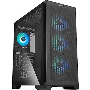 ABYSM Danube Mura BX300 Black ARGB Tower Zwart