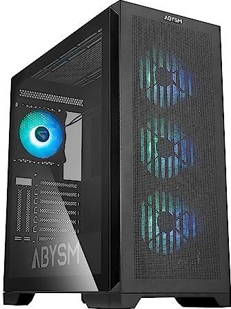 ABYSM Danube Mura BX300 Black ARGB Tower Zwart