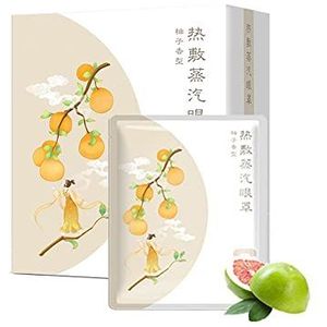 30 stuks stoomoogmaskers voor droge ogen, 41° warm verwarmd oogmasker voor verlichting oogvermoeidheid, oogverzorging & SPA Zelfverwarmend oogmasker voor gezwollen ogen, slapeloosheid (grapefruit)