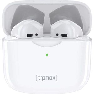 T-Phox AUSINĖS TWS-10 BT ausinės (5 h, Draadloze), Koptelefoon, Wit