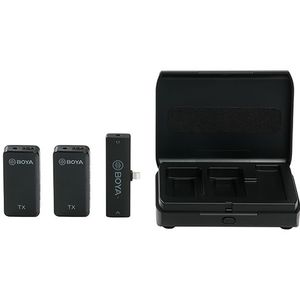 Boya draadloze microfoon set by-xm6-k4