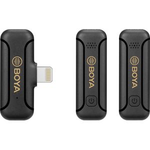 Boya 2.4 GHz Dasspeld Microfoon Draadloos BY-WM3T2-D2 voor iOS