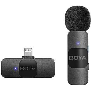 Boya Ultra-Compacte Draadloze Microfoon BY-V1 voor iOS