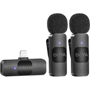 Boya BY-V2 Draadloze Microfoon Set voor Lightning