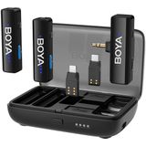 Boya - Boyalink 2 - Draadloze Microfoon - Zwart - Alles-in-één Systeem