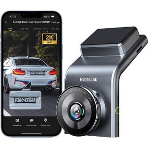 360 video recorder Botslab G300H Pro Dash Camera - zwart