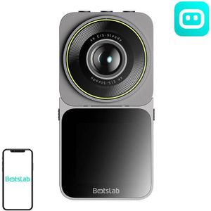 Botslab - V9H - Dashcam - Zwart - Oplaadbare batterij - Wifi met App - Parkeermodus - Dual 1,5 inch LCD scherm - 4K resolutie