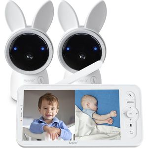 Arenti - AINanny - Babyfoon - Wifi - 2 Camera's - 64GB - 5 Inch Scherm - Ultra HD 2K