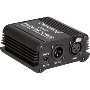 USB 1-kanaals 48V Fantoomvoeding met XLR Adapter
