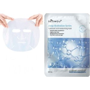 Seomou - Hydraterend gezichtsmasker met hyaluronzuur - Sheet Mask - 1 zakje met 25 gram