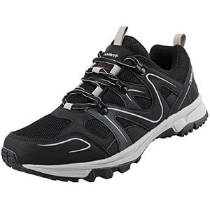 riemot Trekking wandelschoenen voor dames en heren, waterdichte trekkingschoenen, outdoor, wandelen, halfschoenen, ademend, klimschoenen, maat 44, Herren Schwarz, 44 EU