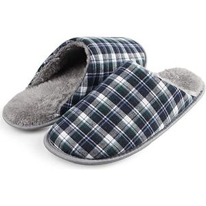 riemot Uniseks zachte pluche warme pantoffels, pantoffels, stijl 8, 44/45 EU