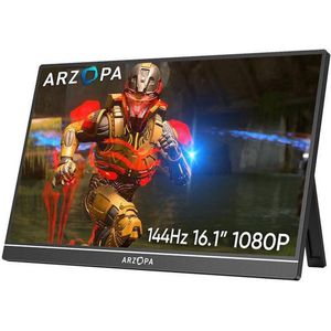Arzopa - Z1FC - Draagbare Monitor - 16.1 Inch - Full HD - IPS - Zwart