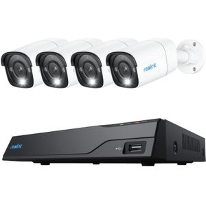 Reolink NVS8-12MB4 - Netwerkcamera - Wit - 8-kanaals NVR met 4x 12 MP camera