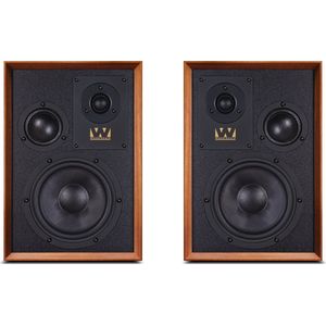 Wharfedale - Super Denton - Boekenplank Luidspreker - Mahogany Red - Set van 2