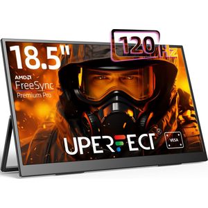UPERFECT - 18.5 inch - Draagbare Gaming Monitor - 120Hz FHD IPS - Dual HDMI/Type-C - Ultra-Slim Design