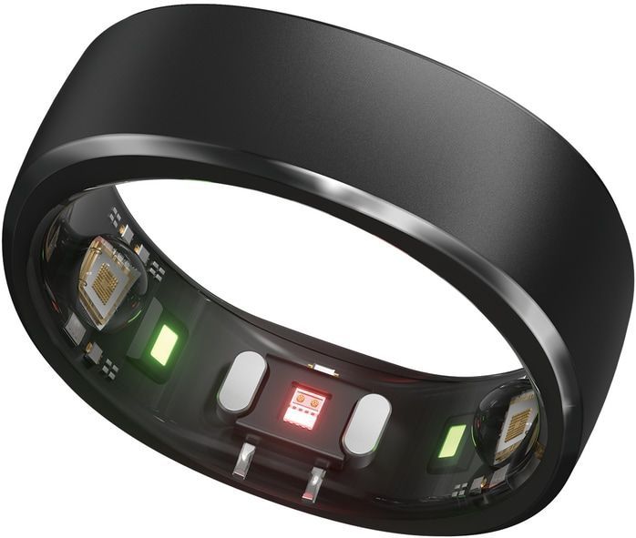 RINGCONN Smarter Ring Gr. 8 schwarz