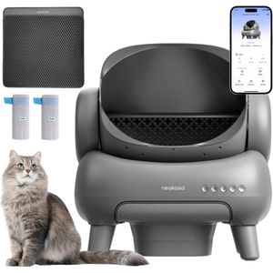 Neakasa M1 - Zelfreinigende Automatische Kattenbak - Grote Opening - Inclusief App - Kattenbakmat en 2 Rollen Afvalzakken
