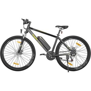 Eleglide Mopride 1 Plus 29 inch Elektrische Fiets 36V 12.5Ah Batterij 250W Motor 25km/h Max Snelheid Shimano 21 versnellingen 100KM Max Bereik Dubbele Schijfremmen Gezellig Schuim Zadel MTB Bromfiets Smart APP - Zwart