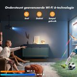 Yaber K2S - Projector - Zwart - 800 ANSI Lumens - Draagbare Beamer