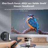 YABER - L1 Ultra Mini LED Beamer - Wi-Fi 6 - Bluetooth 5.2 - 1080P Ondersteuning