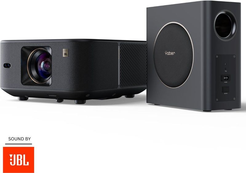 Yaber K3 Pro - Beamer - 1600 ANSI Lumen - Full HD 1080P - Inclusief Subwoofer - Automatische Focus & Keystone