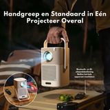 Yaber T2 Plus Beamer - 450 ANSI Lumen - JBL Bluetooth Speakers - 1080P FHD - Wit