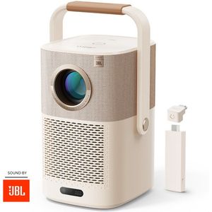 Yaber T2 Plus Beamer - 450 ANSI Lumen - JBL Bluetooth Speakers - 1080P FHD - Wit