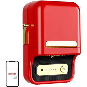 Niimbot - B21S - Draagbare Labelprinter - Rood - Thermisch - Bluetooth
