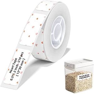 Label Maker Tape NIIMBOT D11 0,55 ""1,97"" Aangepast Label Print Papier Standaard Gelamineerde Kantoor Etikettering Tape Vervanging voor D11 Handheld Label Machine Waterdicht Scheurbestendig 1 Rol 130
