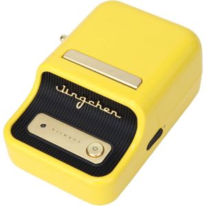 Niimbot B21 Labelprinter - geel - draadloos - printbreedte 25-50mm - direct thermisch - 203dpi - 1200mAh